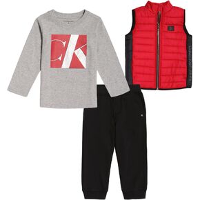 Calvin Klein Baby Boys 3 Pieces Vest Set