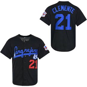 21 قمصان روبرتو كليمنتي للرجال Santurce Crabbers بورتوريكو البيسبول جيرسي مخيط 6 ألوان in Kuwait