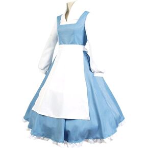 GOLDSTITCH Women's Apron Maid Dress Cosplay Costume Halloween Cosplay Costumes in Kuwait