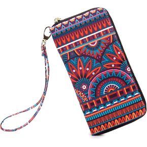 LOVESHE Women's Wallet RFID Blocking Zip Around Clutch Wristlet Clutch Wallet for Women in Kuwait