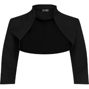 BOLEROSE 3/4 Sleeve Formal Tailored Bolero Shrug in Saudi Arabia