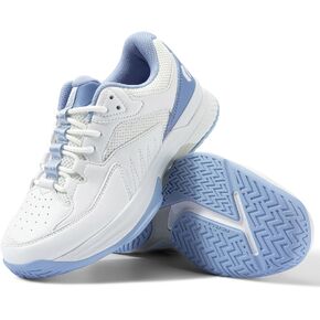 FitVille Women's Pickleball Shoes Wide Court Shoes Tennis Shoes with Arch Support