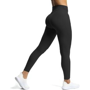 Aoxjox High Waisted Workout Leggings for Women Scrunch Tummy Control Luna Buttery Soft Yoga Pants 26"