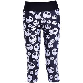 Sister Amy Women's 3D Digital Print Workout Running Capri Pants Crop Leggings