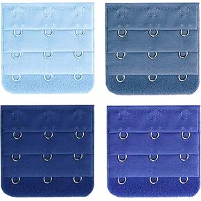 BEADNOVA Bra Extender 3 Hook Bra Back Clips Bra Strap Extender Bra Clasp (4pcs) in Kuwait
