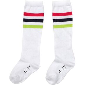 Skydume 6-7 Years Old Kids Girls Boys Cotton Over Knee High Soccer Sports Team Socks in Saudi Arabia