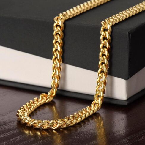 Personalized Boys Baseball Necklace Gold To My Son From Mom, Baseball Chains For Boys, Pendant Gifts Dad Player, Inspiration Jewelry Gift For Christmas Cuban Link Chain Necklaces Present For Men Leonadora in Kuwait