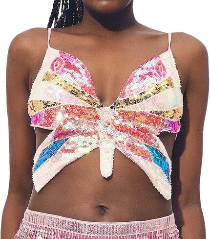 فيكراي بوهو المنسوجة المحاصيل الأعلى الجسم سلاسل شاطئ بيكيني سلسلة حمالة الصدر تسخير اكسسوارات الجسم مجوهرات للنساء والفتيات in Kuwait