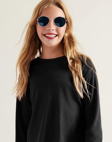 Brix Girls' Long Sleeve Thermal - Waffle Shirts 3 Pk Fashion Girls Tees. in Kuwait