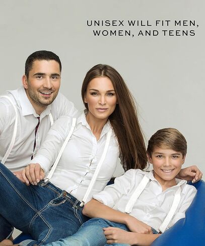 مان اوف مين حمالات بيضاء للرجال، حمالات للرجال، ابيض، مقاس واحد in Kuwait