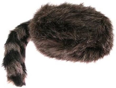 Faux Raccoon Tail Hat - Classic Raccoon Tail Hat Of Faux Fur (2-Pack) in Saudi Arabia