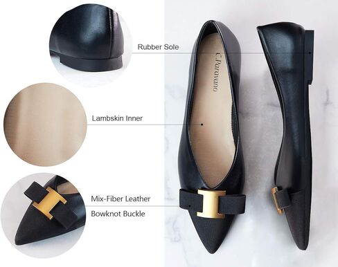 C.Paravano Flats for Women | Pointed Toe Flats | Ballet Flats | Women Shoes Dressy Comfortable in Saudi Arabia