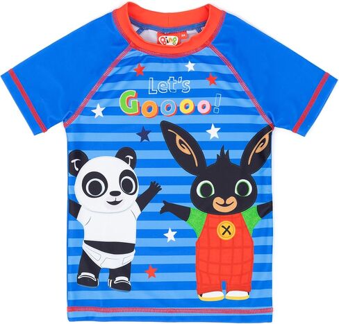 طقم ملابس سباحة للأولاد من Bing Bunny باللون الأزرق من قطعتين من شورت Pando in Saudi Arabia