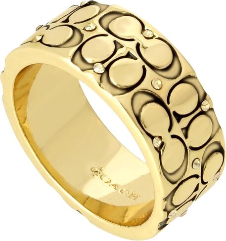Coach Women's Signature Logo Quilted Band Ring in Saudi Arabia