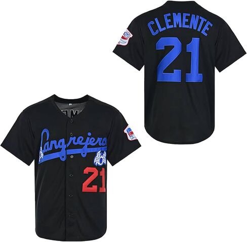 21 قمصان روبرتو كليمنتي للرجال Santurce Crabbers بورتوريكو البيسبول جيرسي مخيط 6 ألوان in Kuwait