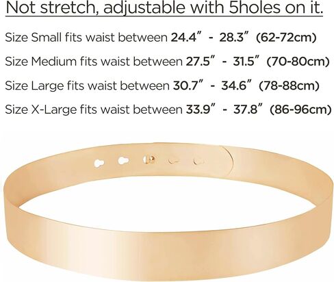 BABEYOND Metal Waistband Skinny Belt Adjustable Waist Strap Belt for Dress in Saudi Arabia