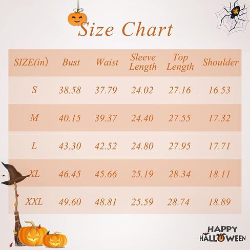 VILOVE Womens Halloween Pumpkin Sweatshirts Loose Graphic Crewneck Long Sleeve Casual Pullover Shirt Tops in Saudi Arabia