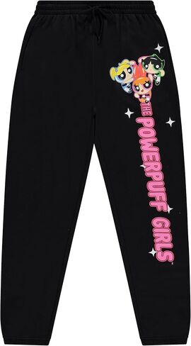 بنطال رياضي للسيدات من POWERPUFF GIRLS - بنطال رياضي Blossom Bubble وButtercup - بنطال رياضي للركض in Kuwait