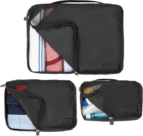 Travelpro Essentials-Packing Cubes, Black, 3-Pack (S/M/L) in Saudi Arabia