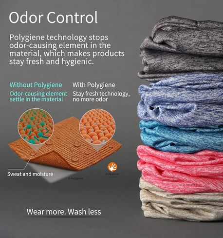 Litume Ultra Breathable Odor Control Moisture Wicking Multifunctional Headwear and Neck Gaiter for Fishing, Biking, Hiking in Saudi Arabia