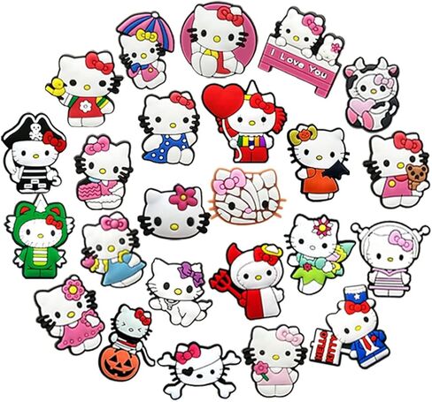 50 قطعة من تعليقات الاحذية للبنات والنساء، زينة للاحذية بلون بينك، اكسسوارات تزيين الاحذية لصنادل الفقاعات والصنادل والصنادل، هدايا حفلات الهالوين واعياد الميلاد، كلوريد البولي فينيل, بلاستيك بي في سي in Kuwait