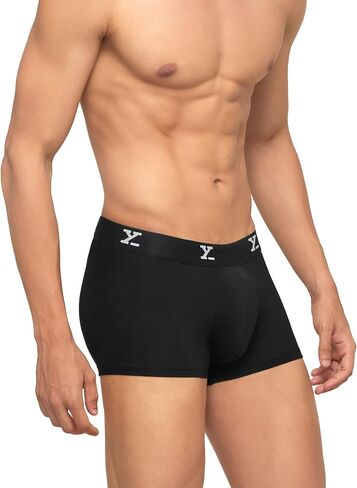 XYXX Men's Underwear Ace Intellisoft Micromodal Trunk Pack Of 3 in Saudi Arabia