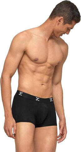 XYXX Men's Underwear Ace Intellisoft Micromodal Trunk Pack Of 3 in Saudi Arabia