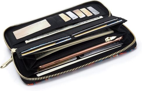 LOVESHE Women's Wallet RFID Blocking Zip Around Clutch Wristlet Clutch Wallet for Women in Kuwait