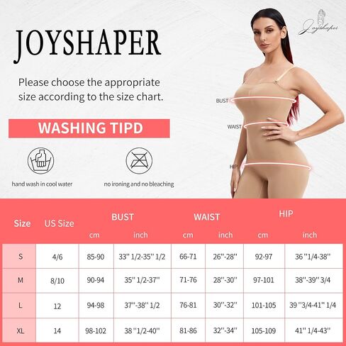 JOYSHAPER Tummy Control Shapewear Bodysuit for Women Seamless Mid Thigh Compression Shapewear Full Body Shaper in Kuwait