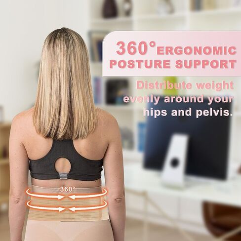 ACCUBIO دعم البطن أثناء الحمل، حزام بطن الأمومة للنساء الحوامل، عصابات دعم الحوض، عصابات الأمومة لدعم البطن، حزام دعم الأمومة قابل للتعديل لألم البطن والخصر والورك in Kuwait