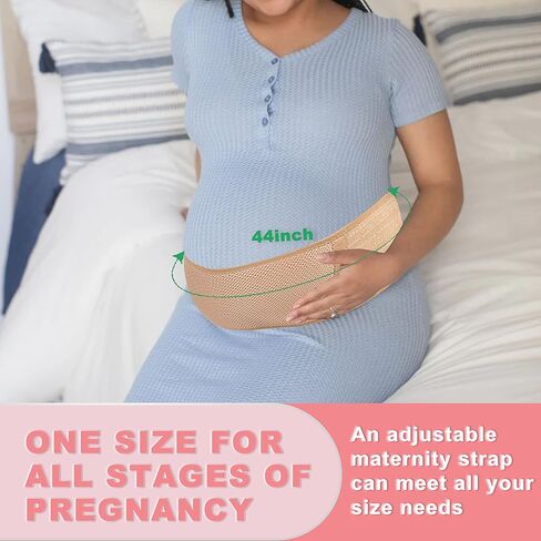 ACCUBIO دعم البطن أثناء الحمل، حزام بطن الأمومة للنساء الحوامل، عصابات دعم الحوض، عصابات الأمومة لدعم البطن، حزام دعم الأمومة قابل للتعديل لألم البطن والخصر والورك in Kuwait