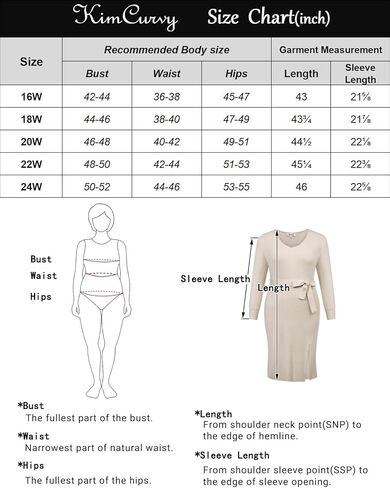 KIMCURVY Plus Size Sweater Dress for Women Long Sleeve V Neck Bodycon Slit Midi Pullover Sweater Dress with Belt in Kuwait