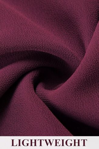 بلوزات شيفون ملفوفة من Cestyle للنساء بأكمام مكشكشة أنيقة وطبقات مزدوجة in Kuwait