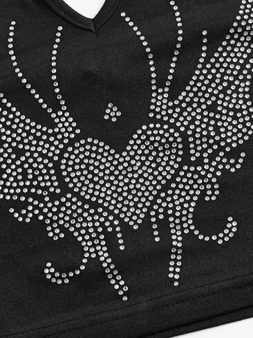 SOLY HUX المرأة Y2k القوطية الدانتيل تقليم كامي المحاصيل الأعلى بلا أكمام مثير تانك القمم بروتيل كلوبوير الزي in Kuwait