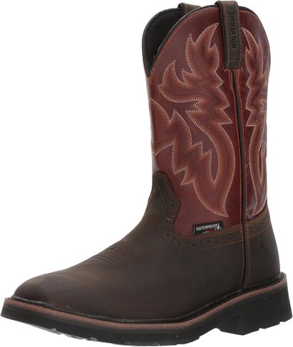 Wolverine Men's Rancher Wpf Steel Toe Wellington Work Boot, Rust/Brown, 11 3E US in Saudi Arabia