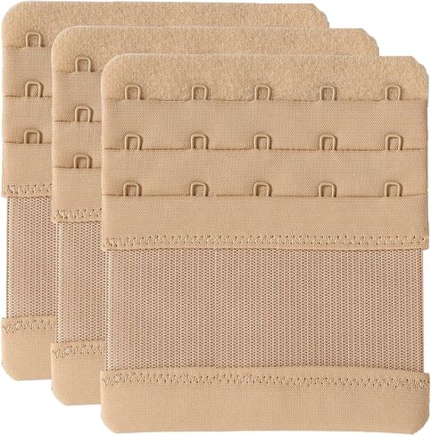 Magicmode Women's Bra Extender 5 Hook Plus Size Bra Strap Extenders 3pcs-Pack in Saudi Arabia