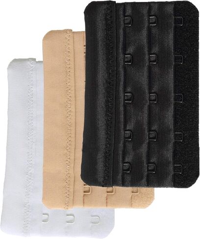 Magicmode Women's Bra Extender 5 Hook Plus Size Bra Strap Extenders 3pcs-Pack in Saudi Arabia