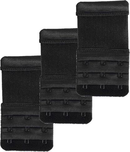 Bra Extender 3 Hook Bra Extension Strap Soft Stretchy, Pack of 3 in Kuwait
