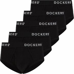 ملابس داخلية للرجال من Dockers، ملابس داخلية بيكيني 100% قطن بدون علامات للرجال، عبوة من 5 قطع in Saudi Arabia