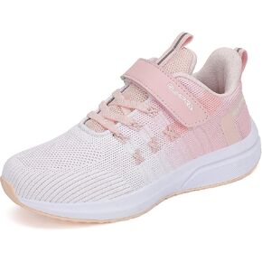 RUMPRA Boys Girls Running Shoes Kids Lightweight Breathable Strap Athletic Walking Sneakers in Saudi Arabia