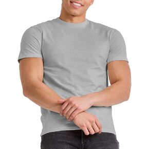 هنس تي شيرت رجالي طويل خفيف الوزن من اوريجينالز، تي شيرت ثلاثي المزج، مقاسات كبيرة وطويلة in Kuwait