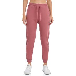 Colorfulkoala Women's Cotton Knit Jersey Joggers with Pockets Casual Workout Sweatpants