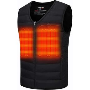 Venustas Men's Heated Vest with Battery Pack 7.4V, Lightweight insulated Electric Vest in Saudi Arabia