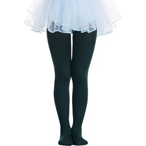 Frola Tights for Girls 40 Denier Semi Opaque Soft Pantyhose Ballet Dance Panty Footed Tights