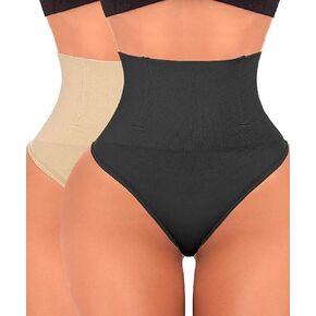 Jenbou Thong Shapewear Tummy Control Panties Body Shaper for Women Butt Lifter Waist Trainer Seamless Slimmer Panty