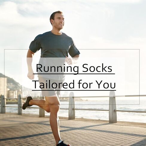 جوارب رياضية للكاحل للرجال من eallco، جوارب رياضية للجري نصف مبطنة للرجال، 6 أزواج in Kuwait