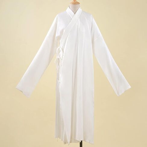 بيجامة صينية قديمة طويلة Seeve Hanfu قميص نوم داخلي أبيض in Kuwait