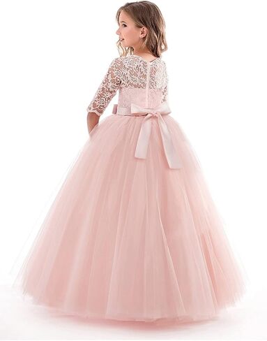 TTYAOVO Girls Embroidery Prom Gowns Luxury Wedding Birthday Party Princess Long Dress in Saudi Arabia