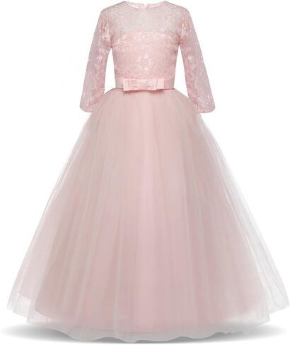 TTYAOVO Girls Embroidery Prom Gowns Luxury Wedding Birthday Party Princess Long Dress in Saudi Arabia
