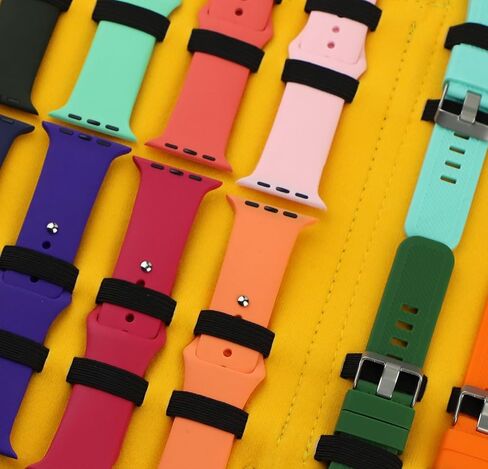 Sight Focus 35 فتحة ذات سعة كبيرة لساعة الساعة منظم حزام الساعة وحقيبة تخزين حزام الساعة متوافق مع أحزمة ساعة Apple وحزام ساعة Samsung وحزام جلدي وحقيبة صندوق in Kuwait